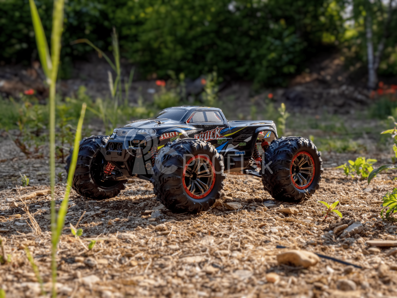 RC monster truck 9125, červená + náhradná batéria