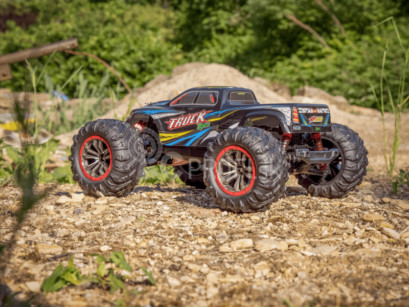 RC monster truck 9125, červená + náhradná batéria