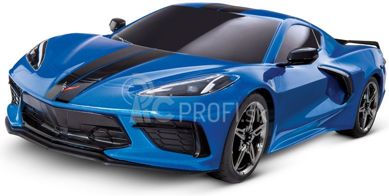 RC auto Traxxas Chevrolet Corvette Stingray 1:10 RTR, modrá