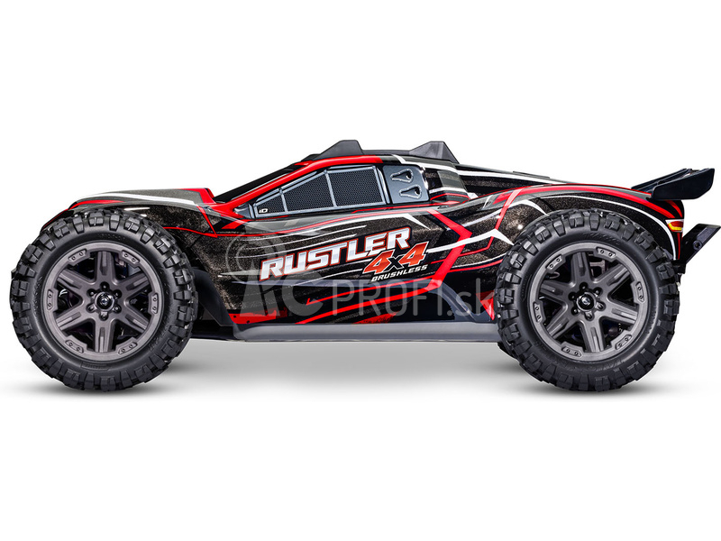 RC auto Traxxas Rustler 1:10 2BL 4WD RTR, modré