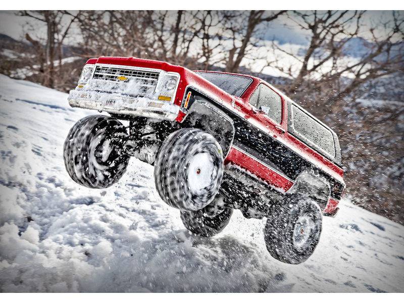 RC auto Traxxas TRX-4 Chevrolet K5 Blazer 1979 1:10 RTR, oranžová