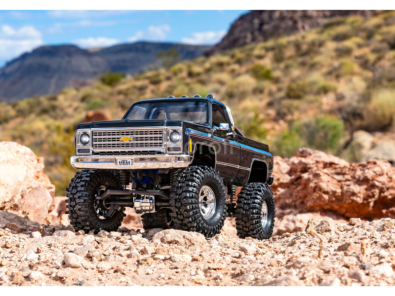 RC auto Traxxas TRX-4M Chevrolet K10 1979 1:18 RTR, čierne