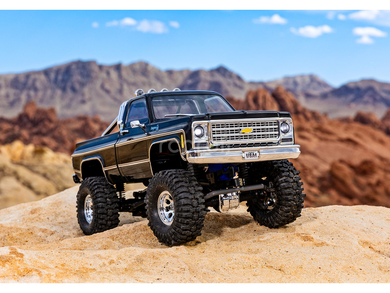 RC auto Traxxas TRX-4M Chevrolet K10 1979 1:18 RTR, čierne