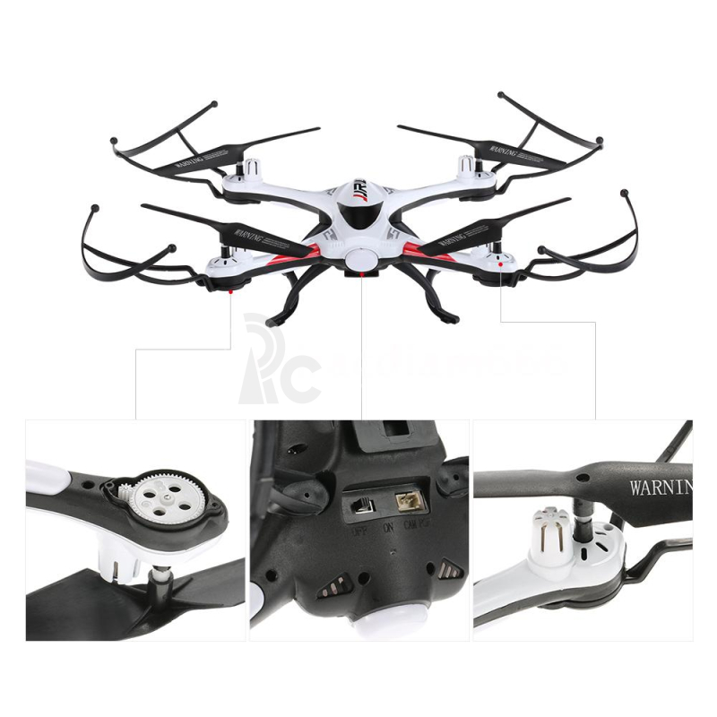 RC dron JJRC H31, biela