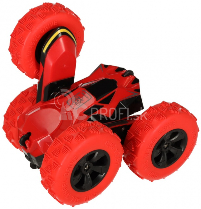 RC obojstranné auto Atom Max, červená