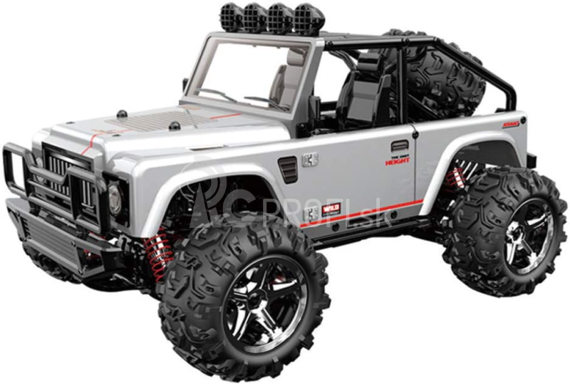 RC auto JEEP Subotech Brave, strieborna