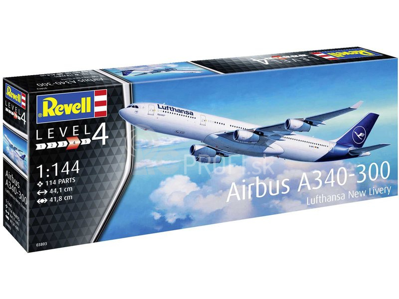 Revell Airbus A340-300 Lufthansa New Livery (1:144)