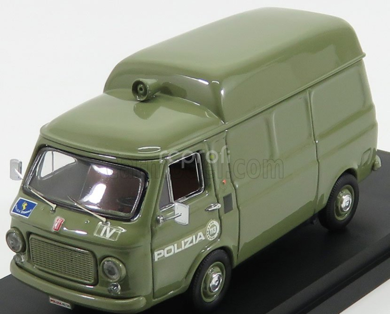 Rio-models Fiat 238 Van Polizia 1972 1:43 Zelená