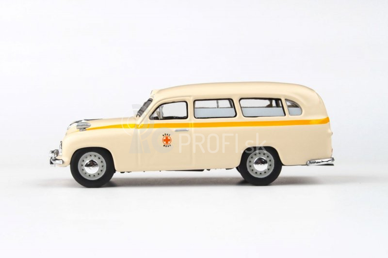 Abrex Škoda 1201 (1956) 1:43 – sanitka – záchranka Brno