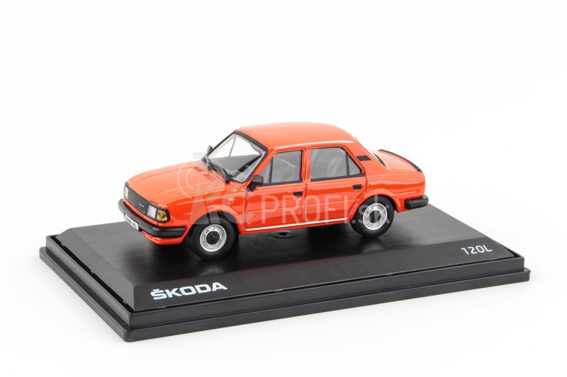 Abrex Škoda 120L (1984) 1:43 - oranžová brilantná