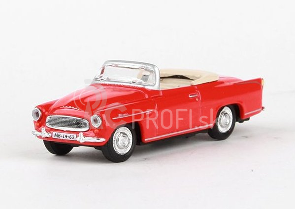 Abrex Škoda Felicia Roadster (1963) 1:72 – červená svetlá