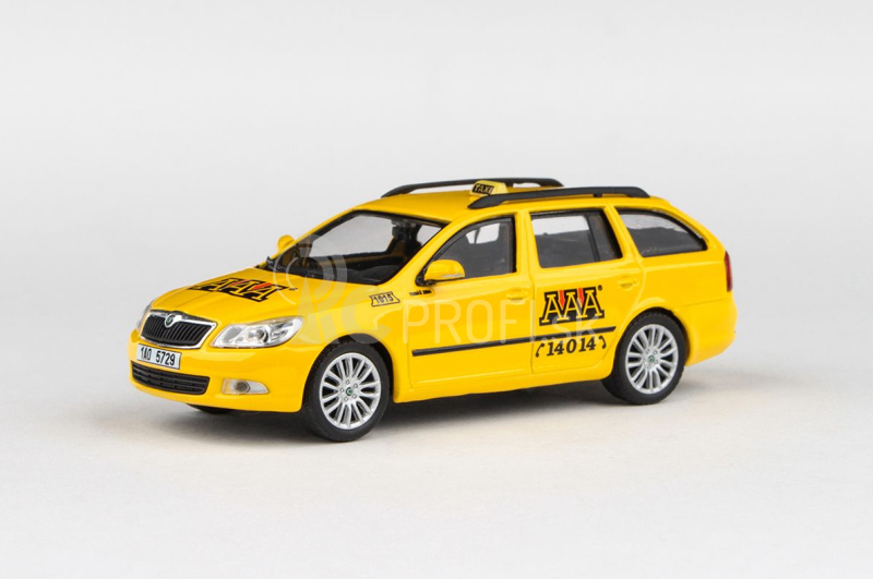 Abrex Škoda Octavia II FL Combi (2008) 1:43 - AAA Taxi