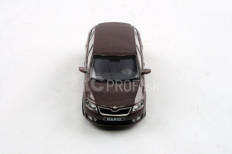 Abrex Škoda Rapid Spaceback (2013) 1:43 - hnedá Topaz metalíza