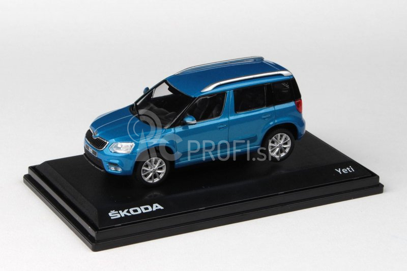 Abrex Škoda Yeti FL (2013) 1:43 – modrá ocean metalíza