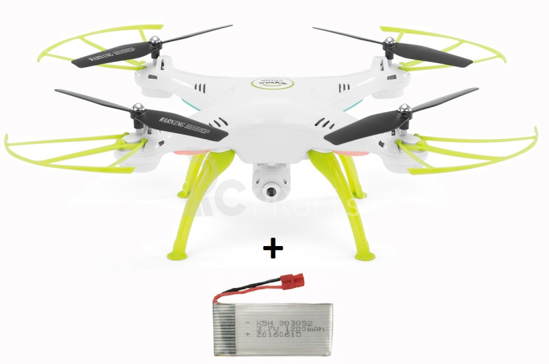 Dron Syma X5HW, biela + náhradná batéria