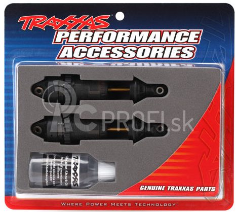 Traxxas tlmič GTR long hliník/PTFE, piestnice TiN (2)