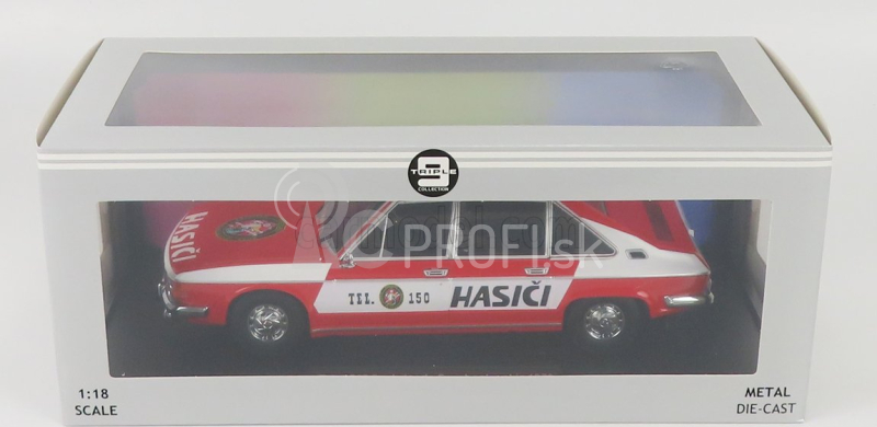 Triple9 Tatra 613 Československo Hasičské auto 1979 1:18 Červená biela