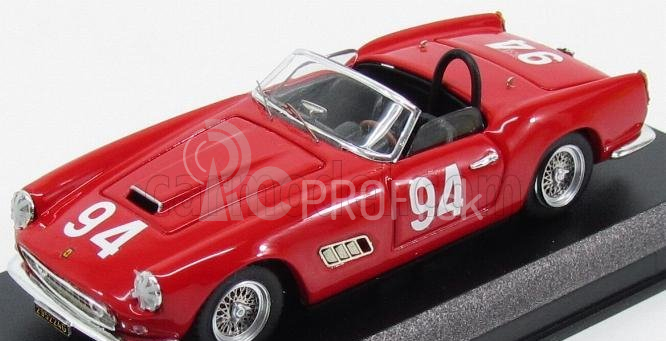 Umelecký model Ferrari 250 Gt California Spider N 94 Nassau 1959 W.burnett 1:43 Red