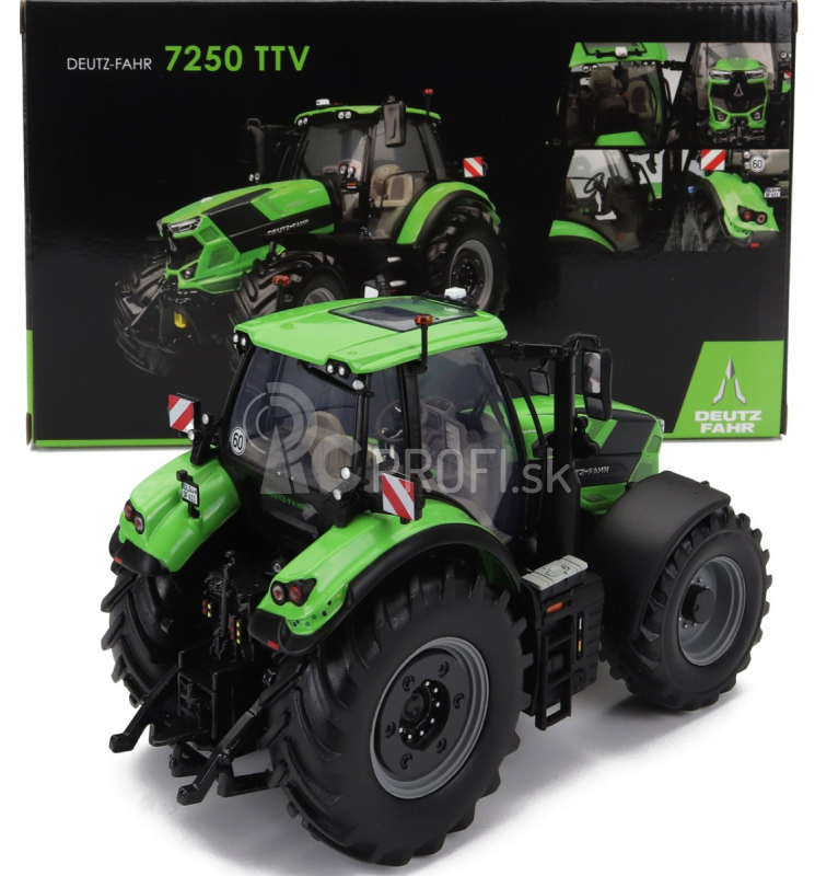 Universal hobbies Traktor Deutz-fahr 7250 Ttv 2018 1:32 zelená čierna