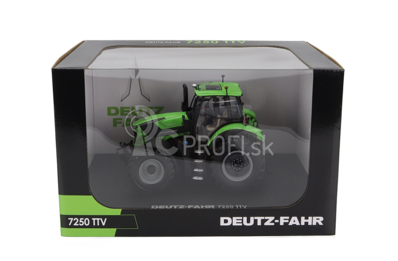 Universal hobbies Traktor Deutz-fahr 7250 Ttv 2018 1:32 zelená čierna