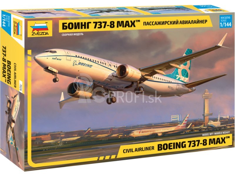 Zvezda Boeing 737-8 MAX (1:144)