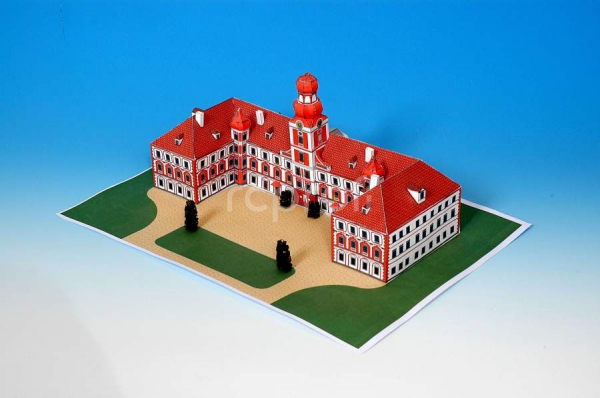 Zámok Mnichovo Hradiště - papierový model 1:350