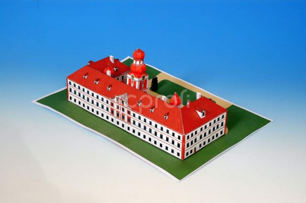 Zámok Mnichovo Hradiště - papierový model 1:350