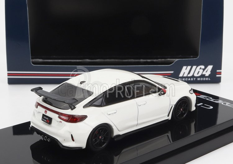 Zapaľovanie modelu Honda Civic Type-r (fl5) 2020 1:64 Biela