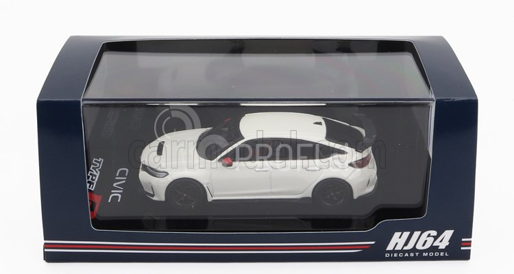 Zapaľovanie modelu Honda Civic Type-r (fl5) 2020 1:64 Biela