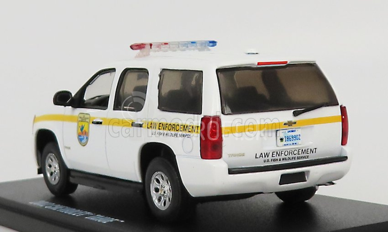 Zelené svetlo Chevrolet Tahoe Polícia U.s. Fish & Wildlife Service 2012 1:43 Biela