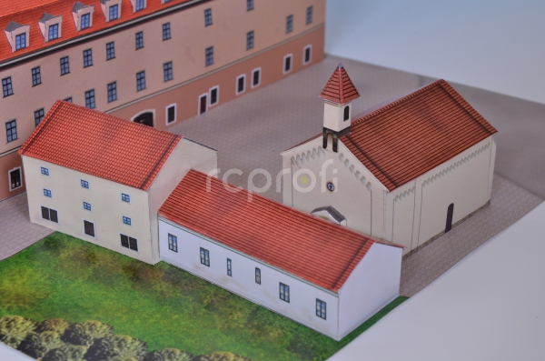 Žerotín Chateau Val. Meziříčí - papierový model 1:250