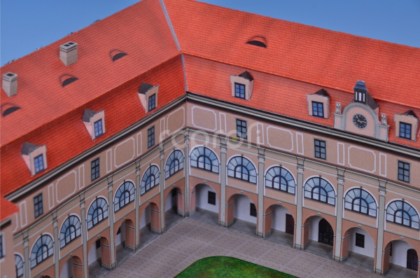 Žerotín Chateau Val. Meziříčí - papierový model 1:250