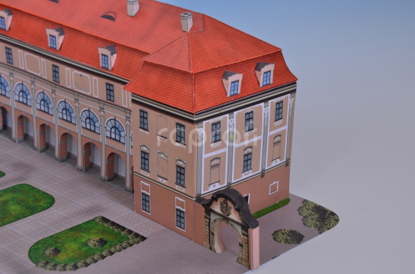 Žerotín Chateau Val. Meziříčí - papierový model 1:250