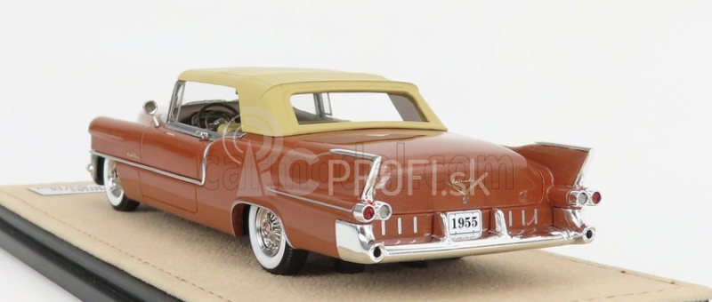 Známka-modely Cadillac Eldorado Biarritz 1955 Closed Top 1:43 Copper Met