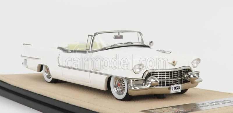 Známka-modely Cadillac Eldorado Biarritz 1955 Open Top 1:43 Biela