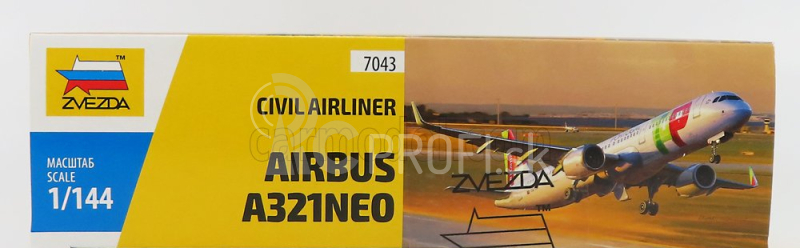 Zvezda Airbus Airbus A321neo Civilné lietadlo 2002 1:144 /