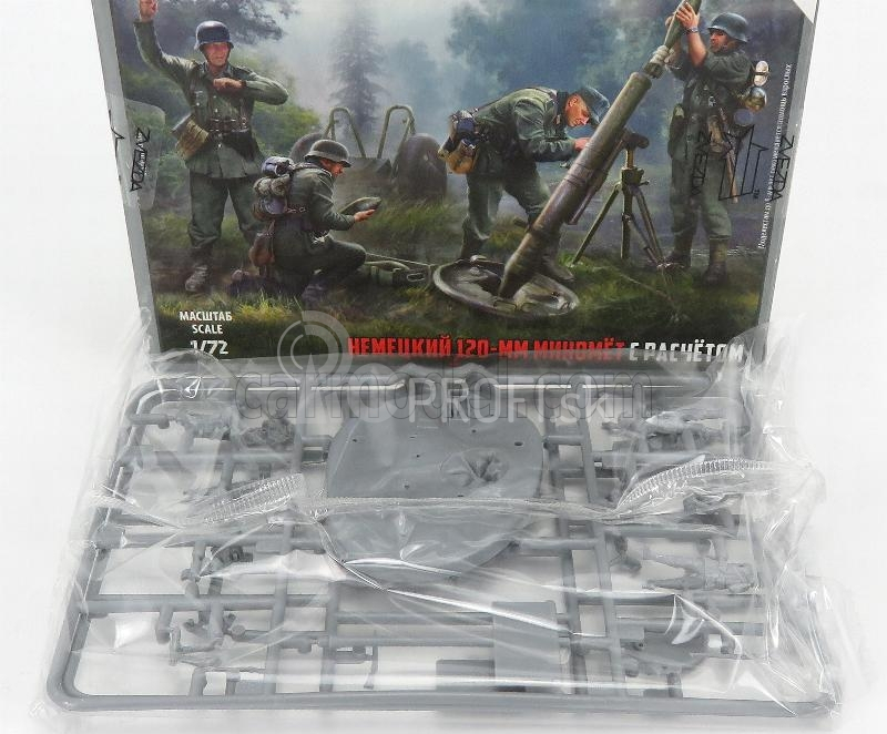 Zvezda Figúrky Nemeckí vojaci s posádkou 1945 1:72 /