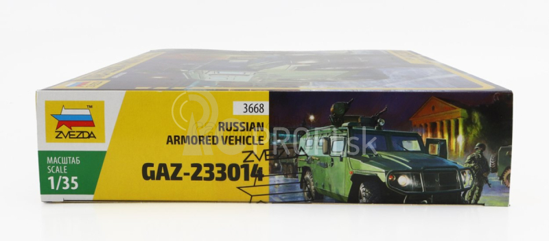 Zvezda GAZ 233014 Ruské obrnené vozidlo Military 2006 1:35 /