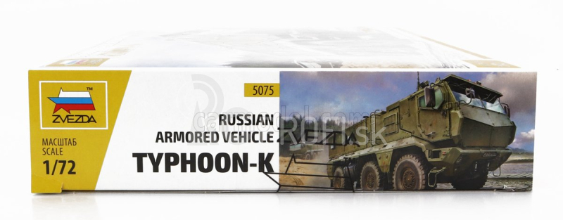 Zvezda Kamaz Typhoon K Vojenský nákladný tank 2014 1:72 /