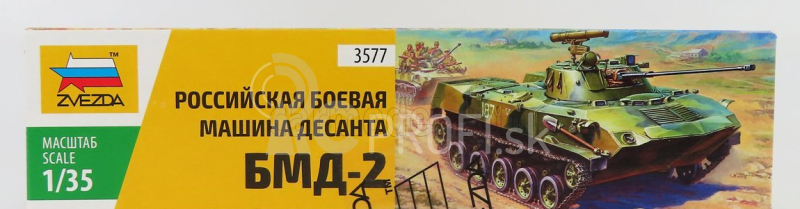 Zvezda Tank Bmd-2 Ruské výsadkové bojové vozidlo Vojenské 1942 1:35