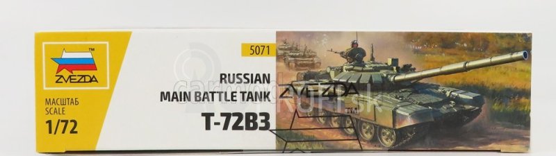 Zvezda Tank T-72b3 Russian Main 1945 1:72 /