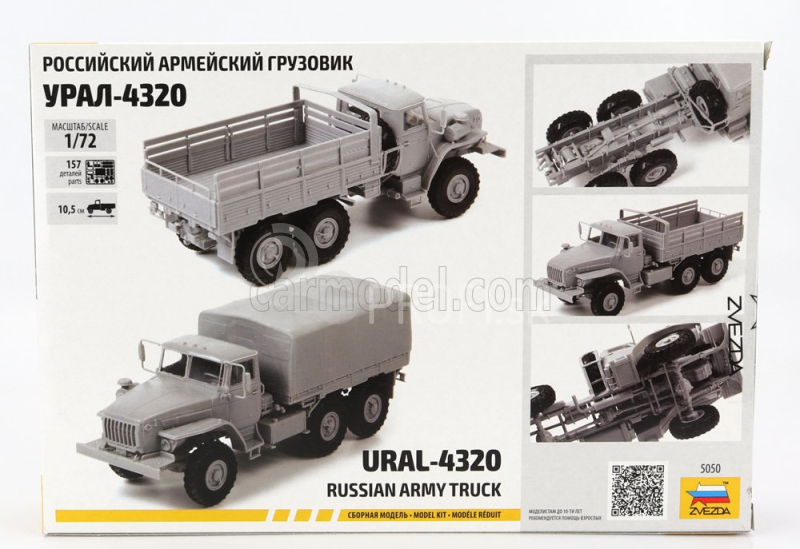 Zvezda Ural 4320 Ruský vojenský nákladný automobil 1:72 /