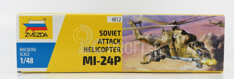 Zvezda Vrtuľník Mi-24b Soviet Attak 2009 1:48 /