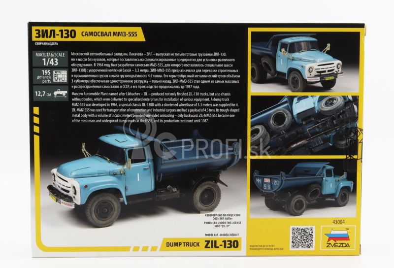 Zvezda ZIL 130 Truck Cassone Ribaltabile 1964 1:43 /