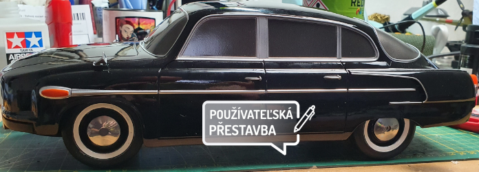 Používateľská prestavba RC model auta Tatra 630 